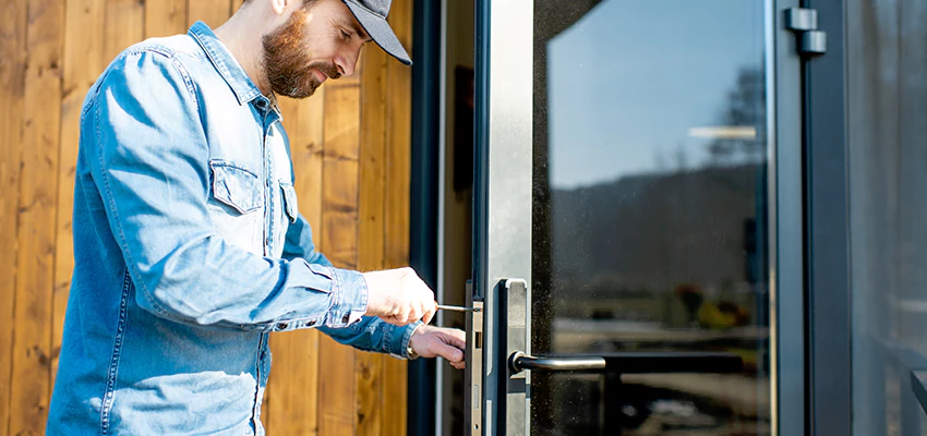 Frameless Glass Storefront Door Locks Replacement in Stevenson Ranch, CA